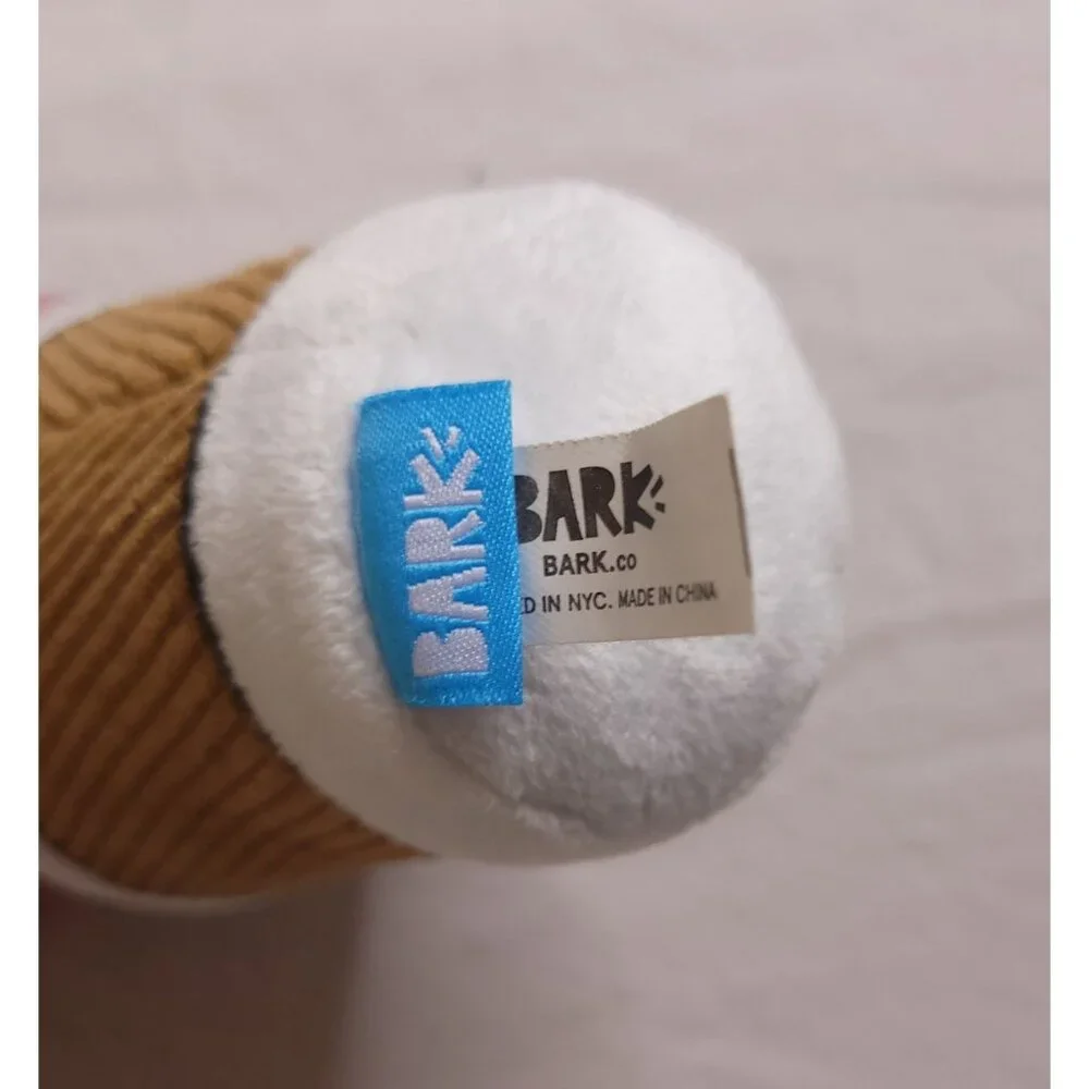 Bark Brew Coffee Cup Large Dog Toy With Squeaker